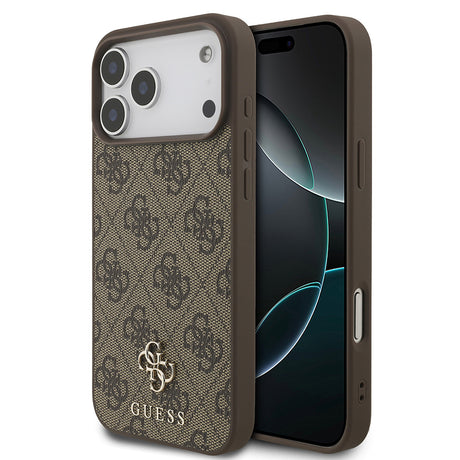Apple iPhone 18 Pro Max Kılıf Guess Orjinal Lisanslı M-safe Şarj Özellikli Small 4G Classic Kapak