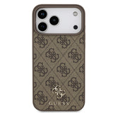 Apple iPhone 18 Pro Max Kılıf Guess Orjinal Lisanslı M-safe Şarj Özellikli Small 4G Classic Kapak
