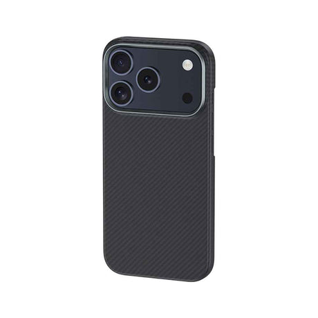 Apple iPhone 18 Pro Max Kılıf Karbon Fiber M-safe Şarj Özellikli Benks Armor Air Yükseltimiş Kamera Çerçevesi C1 600D Kevlar Kapak