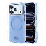 Apple iPhone 18 Pro Max Kılıf Lacoste Orjinal Lisanslı M-safe C-Magnet İkonik Timsah Logolu IML Frosted Kapak