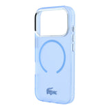 Apple iPhone 18 Pro Max Kılıf Lacoste Orjinal Lisanslı M-safe C-Magnet İkonik Timsah Logolu IML Frosted Kapak
