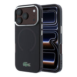 Apple iPhone 18 Pro Max Kılıf Lacoste Orjinal Lisanslı M-safe Şarj Özellikli Lake Timsah Logolu IML Frosted Kapak