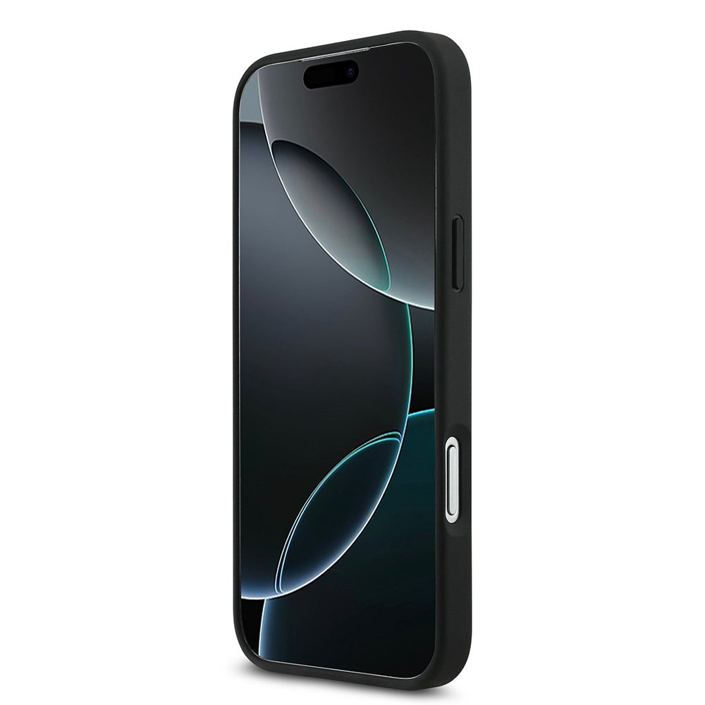 Apple iPhone 18 Pro Max Kılıf Lacoste Orjinal Lisanslı M-safe Şarj Özellikli PU Pike Desenli Metal Logolu Kapak