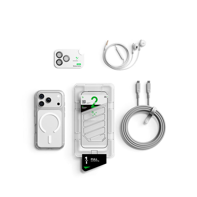 Apple iPhone 18 Pro Max Kılıf M-safe Özellikli Amazingthing Minimal Serisi 5in1 Aksesuar Seti