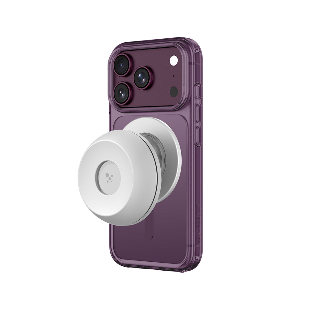Apple iPhone 18 Pro Max Kılıf M-safe Özellikli AmazingThing Minimal Serisi Type-C Kulaklık ve Standlı Set