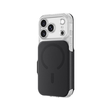 Apple iPhone 18 Pro Max Kılıf M-safe Özellikli Amazingthing Titan Lens Flip Serisi Kartlıklı Kapak