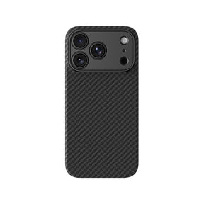 Apple iPhone 18 Pro Max Kılıf M-safe Şarj Özellikli 1500D Aramid Fiber Lens Korumalı Amazingthing Titan Max Serisi Karbon Kapak