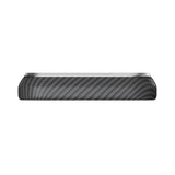Apple iPhone 18 Pro Max Kılıf M-safe Şarj Özellikli 1500D Aramid Karbon Fiber Pitaka Ultra-Slim Classic Serisi Black-Grey Twill Kapak