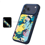 Apple iPhone 18 Pro Max Kılıf M-safe Şarj Özellikli 3D Baskılı Tasarım Mutural Graffiti Serisi Kapak