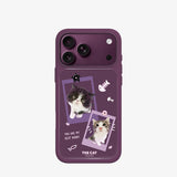 Apple iPhone 18 Pro Max Kılıf M-safe Şarj Özellikli 3D Baskılı Tasarım Mutural The Cat Serisi Kapak