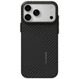 Apple iPhone 18 Pro Max Kılıf M-safe Şarj Özellikli 600D Metal Kamera Çerçeveli Raptic Aramid Fiber Karbon Geotik Serisi Kapak
