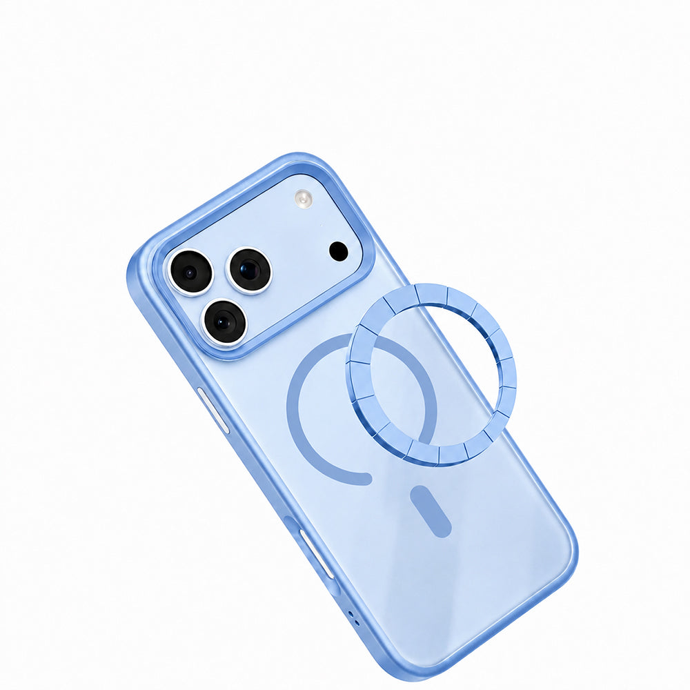 Apple iPhone 18 Pro Max Kılıf M-safe Şarj Özellikli Airbag Tasarımlı Mutural Mist Serisi Kapak