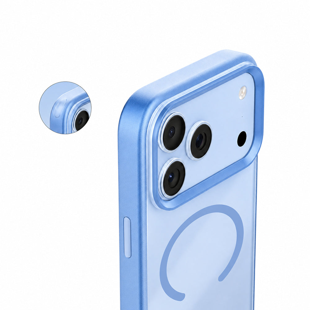 Apple iPhone 18 Pro Max Kılıf M-safe Şarj Özellikli Airbag Tasarımlı Mutural Mist Serisi Kapak