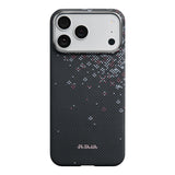 Apple iPhone 18 Pro Max Kılıf M-safe Şarj Özellikli Aramid Karbon Fiber Pitaka Sakura Hours Serisi Kapak