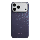 Apple iPhone 18 Pro Max Kılıf M-safe Şarj Özellikli Aramid Karbon Fiber Pitaka Sakura Hours Serisi Kapak