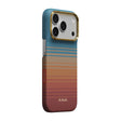 Apple iPhone 18 Pro Max Kılıf M-safe Şarj Özellikli Aramid Fiber Pitaka Sunset 2.0 California Dream Serisi