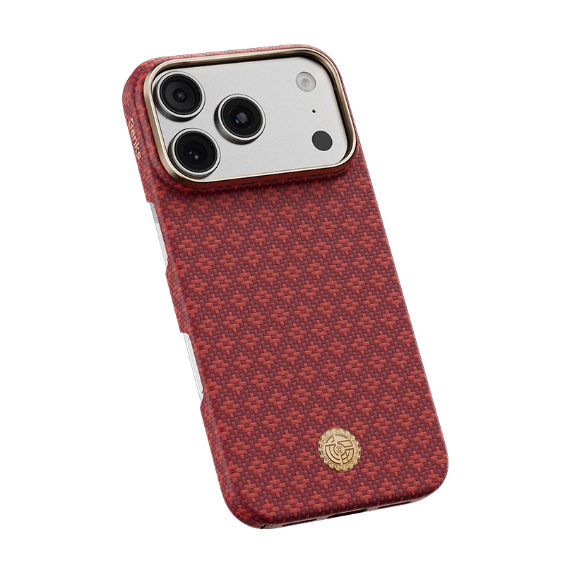 Apple iPhone 18 Pro Max Kılıf M-Safe Şarj Özellikli Benks ArmorAir ArmorGrid Serisi Yükseltilmiş Kamera Çerçevesi C1 Kevlar Karbon Kapak