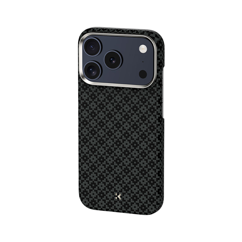 Apple iPhone 18 Pro Max Kılıf M-Safe Şarj Özellikli Benks ArmorAir ArmorGrid Serisi Yükseltilmiş Kamera Çerçevesi C1 Kevlar Karbon Kapak
