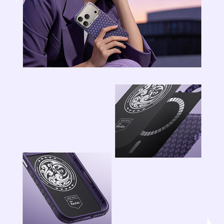 Apple iPhone 18 Pro Max Kılıf M-Safe Şarj Özellikli Benks ArmorPro ArmorEdge X9 Serisi Kevlar Karbon Kapak