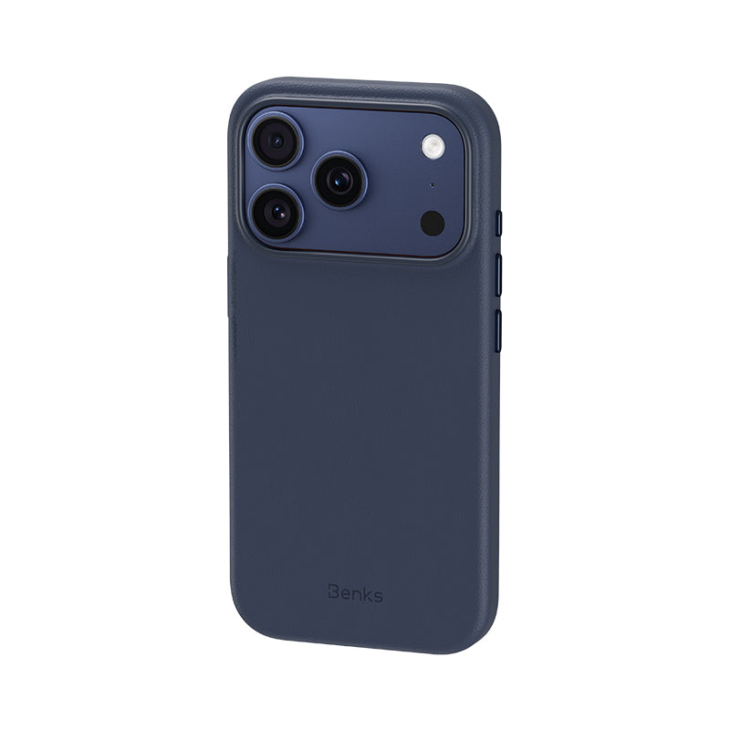 Apple iPhone 18 Pro Max Kılıf M-safe Şarj Özellikli Çizilmeye Dayanıklı Benks VitaPro Serisi PU Deri Kapak