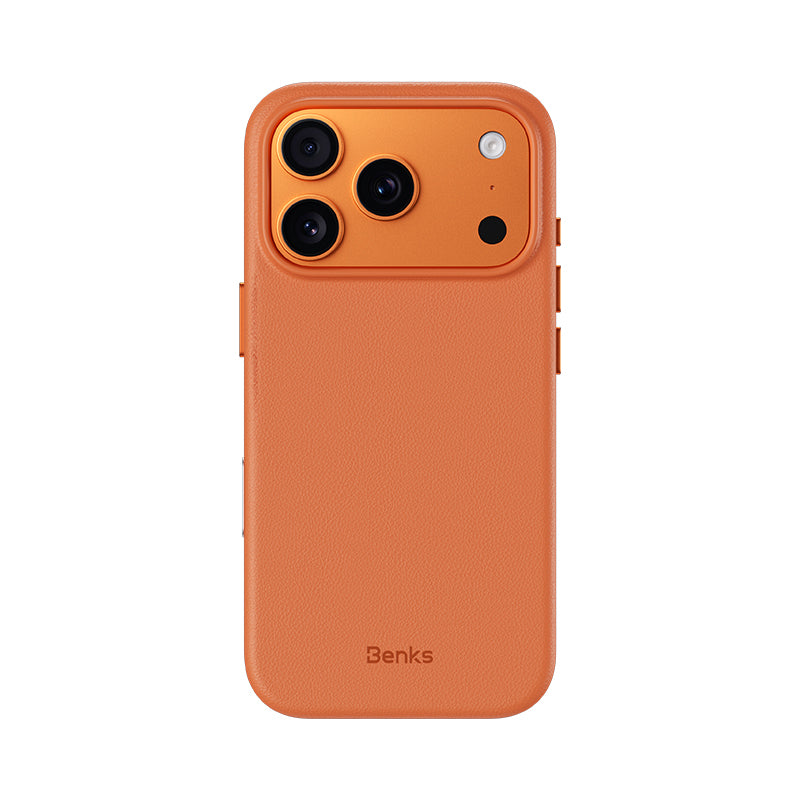 Apple iPhone 18 Pro Max Kılıf M-safe Şarj Özellikli Çizilmeye Dayanıklı Benks VitaPro Serisi PU Deri Kapak