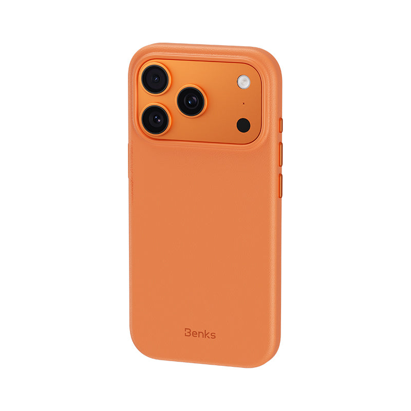 Apple iPhone 18 Pro Max Kılıf M-safe Şarj Özellikli Çizilmeye Dayanıklı Benks VitaPro Serisi PU Deri Kapak