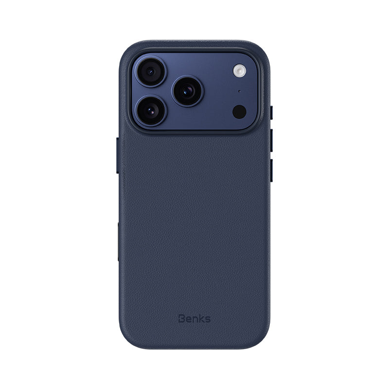 Apple iPhone 18 Pro Max Kılıf M-safe Şarj Özellikli Çizilmeye Dayanıklı Benks VitaPro Serisi PU Deri Kapak
