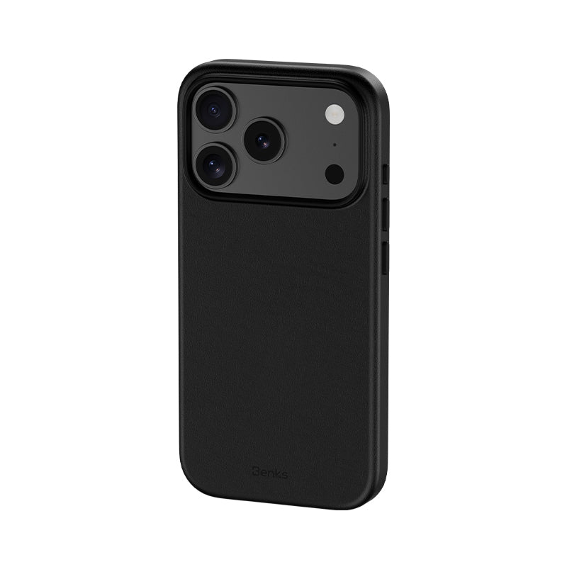 Apple iPhone 18 Pro Max Kılıf M-safe Şarj Özellikli Çizilmeye Dayanıklı Benks VitaPro Serisi PU Deri Kapak