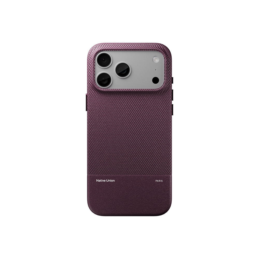 Apple iPhone 18 Pro Max Kılıf M-safe Şarj Özellikli Deri Dokulu Native Union RE Classic Serisi Kapak
