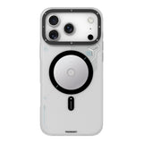 Apple iPhone 18 Pro Max Kılıf M-safe Şarj Özellikli Disk Desenli Youngkit Disc Battle Kapak