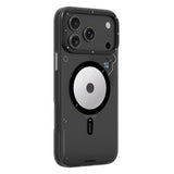 Apple iPhone 18 Pro Max Kılıf M-safe Şarj Özellikli Disk Desenli Youngkit Disc Battle Kapak