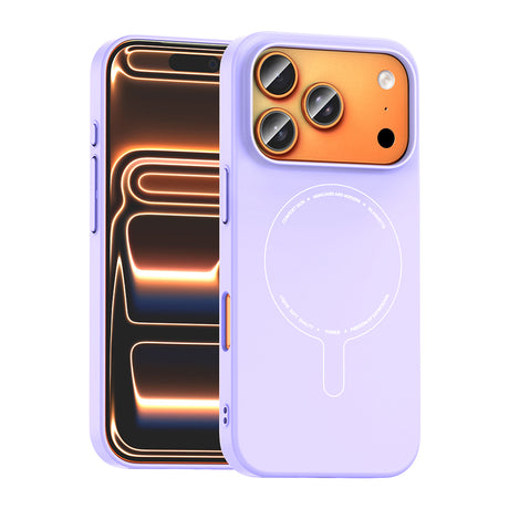 Apple iPhone 18 Pro Max Kılıf M-Safe Şarj Özellikli Kamera Korumalı Zore Elio Sert PC Kapak