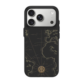 Apple iPhone 18 Pro Max Kılıf M-safe Şarj Özellikli Karbon Fiber Tasarımlı Benks ArmorEdge Air Navigator Kevlar Kapak