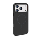 Apple iPhone 18 Pro Max Kılıf M-Safe Şarj Özellikli Metal Kamera Çerçeveli Zore Edi Silikon Kapak