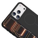 Apple iPhone 18 Pro Max Kılıf M-Safe Şarj Özellikli Metal Kamera Çerçeveli Zore Edi Silikon Kapak