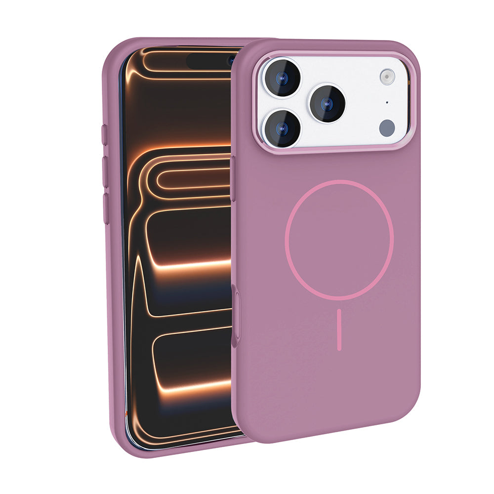 Apple iPhone 18 Pro Max Kılıf M-Safe Şarj Özellikli Metal Kamera Çerçeveli Zore Edi Silikon Kapak