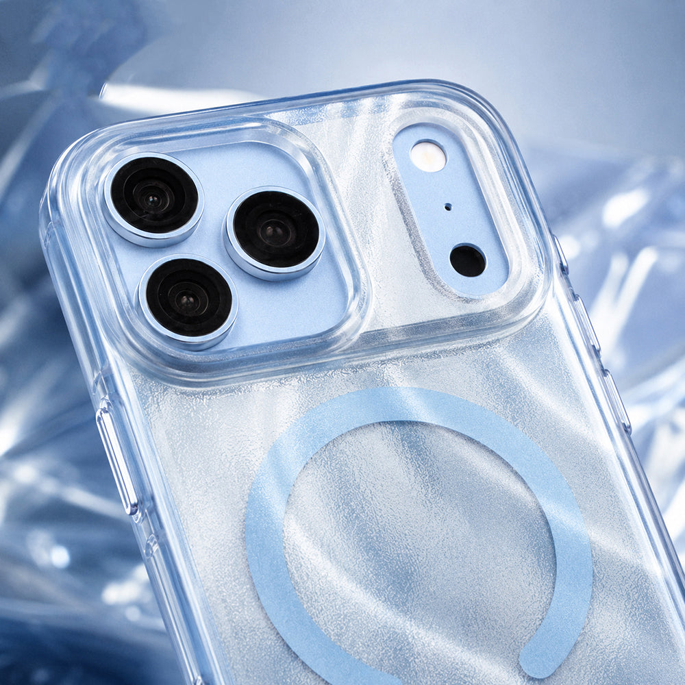 Apple iPhone 18 Pro Max Kılıf M-safe Şarj Özellikli Mutural Glow Desert Serisi Kapak