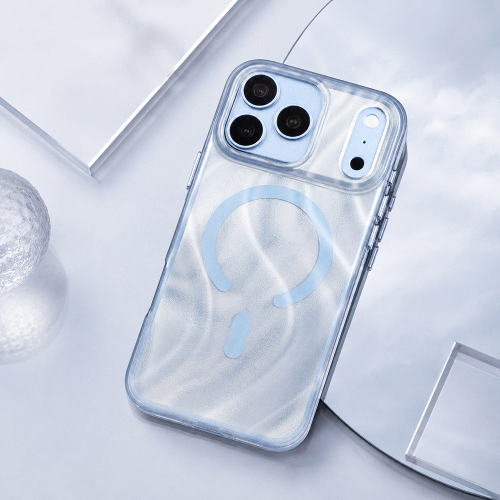 Apple iPhone 18 Pro Max Kılıf M-safe Şarj Özellikli Mutural Glow Desert Serisi Kapak