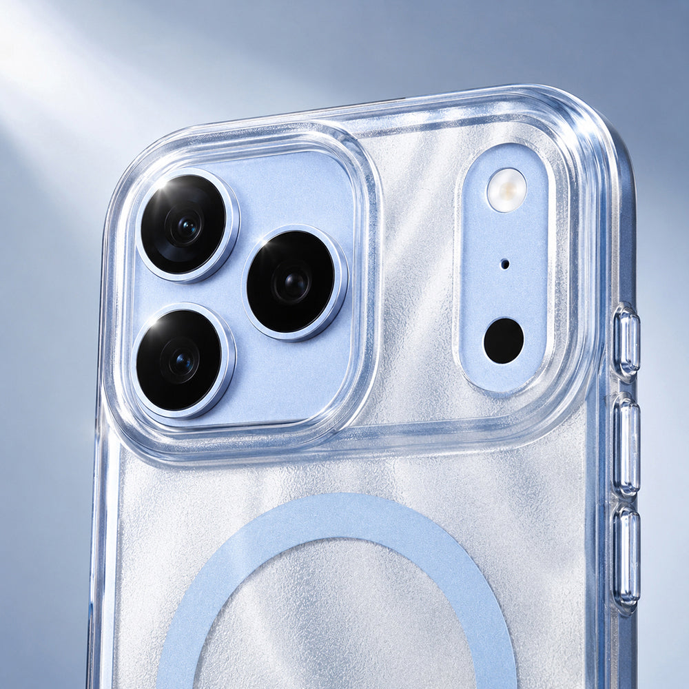 Apple iPhone 18 Pro Max Kılıf M-safe Şarj Özellikli Mutural Glow Desert Serisi Kapak