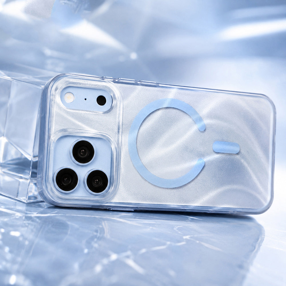 Apple iPhone 18 Pro Max Kılıf M-safe Şarj Özellikli Mutural Glow Desert Serisi Kapak