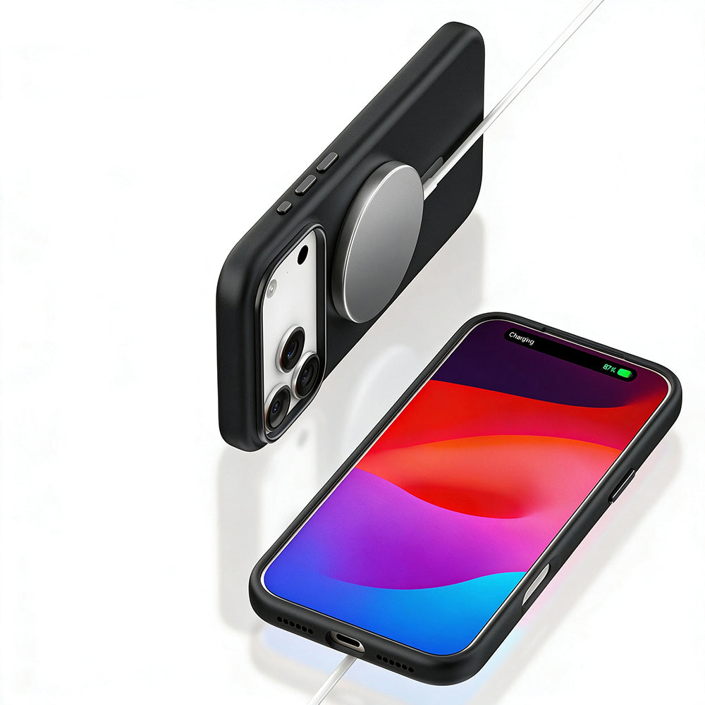 Apple iPhone 18 Pro Max Kılıf M-safe Şarj Özellikli Mutural Pure Serisi Kapak