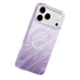 Apple iPhone 18 Pro Max Kılıf M-Safe Şarj Özellikli Orjinal Swarovski Taşlı Zore Paris Rovix Sert PC Kapak