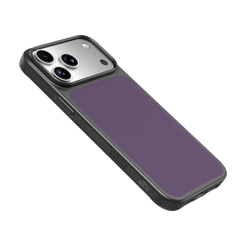 Apple iPhone 18 Pro Max Kılıf M-Safe Şarj Özellikli PU Zore Paris Trexo Sert PC Kapak
