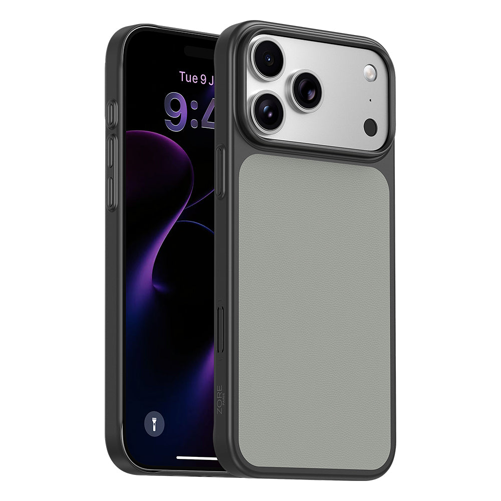 Apple iPhone 18 Pro Max Kılıf M-Safe Şarj Özellikli PU Zore Paris Trexo Sert PC Kapak