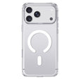 Apple iPhone 18 Pro Max Kılıf M-Safe Şarj Özellikli Raptic Air Clear Serisi Airbagli Kapak