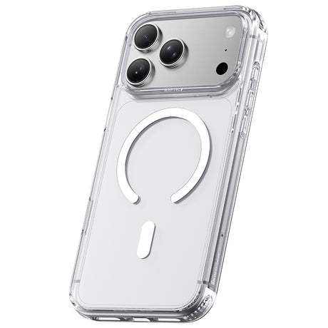 Apple iPhone 18 Pro Max Kılıf M-Safe Şarj Özellikli Raptic Air Clear Serisi Airbagli Kapak