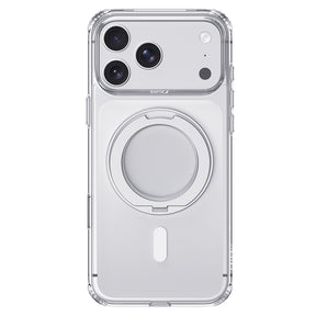 Apple iPhone 18 Pro Max Kılıf M-safe Şarj Özellikli Raptic Air Stand Serisi Aynalı Arka Yüzey Standlı Kapak