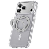 Apple iPhone 18 Pro Max Kılıf M-safe Şarj Özellikli Raptic Air Stand Serisi Aynalı Arka Yüzey Standlı Kapak