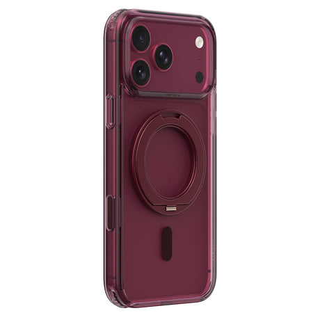 Apple iPhone 18 Pro Max Kılıf M-safe Şarj Özellikli Raptic Air Stand Serisi Aynalı Arka Yüzey Standlı Kapak