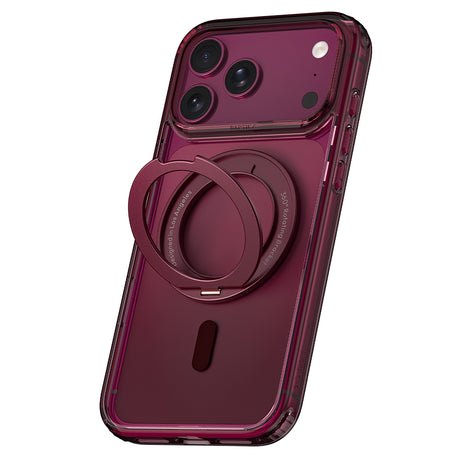 Apple iPhone 18 Pro Max Kılıf M-safe Şarj Özellikli Raptic Air Stand Serisi Aynalı Arka Yüzey Standlı Kapak